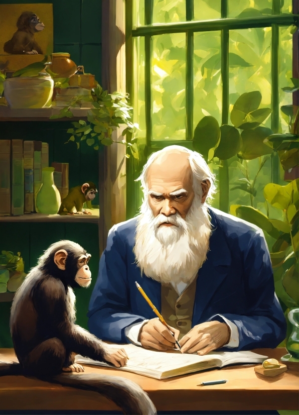 Vertebrate, Window, Beard, Plant, Mammal, Primate