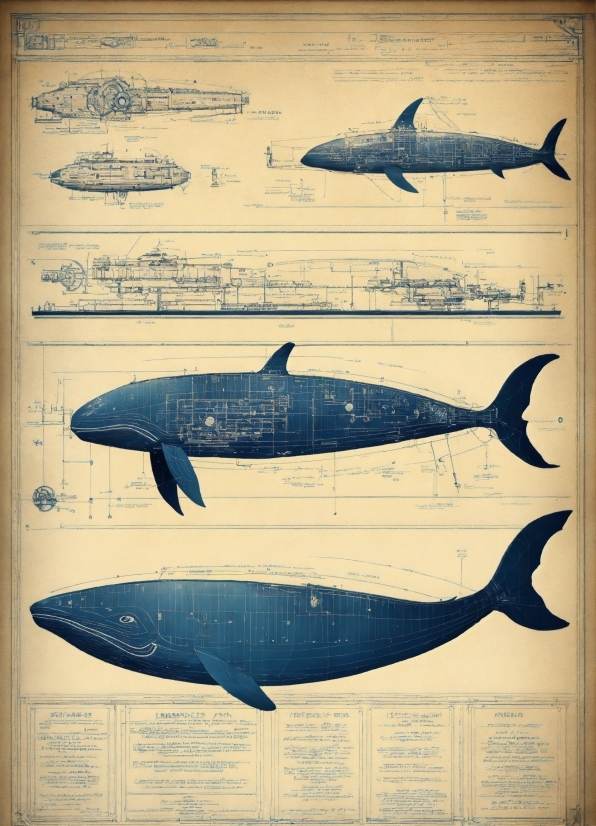 Fin, Fish, Line, Marine Biology, Illustration, Marine Mammal