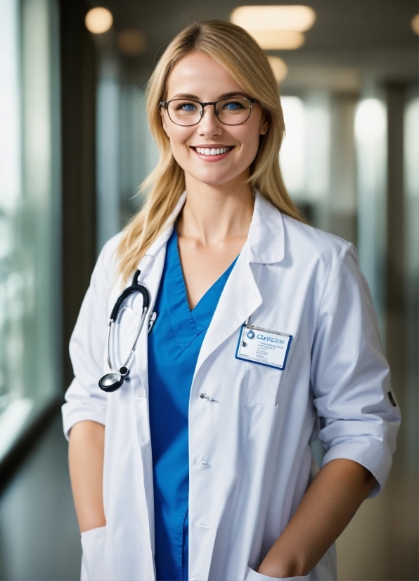 Smile, Sleeve, Health Care, Collar, Stethoscope, Service