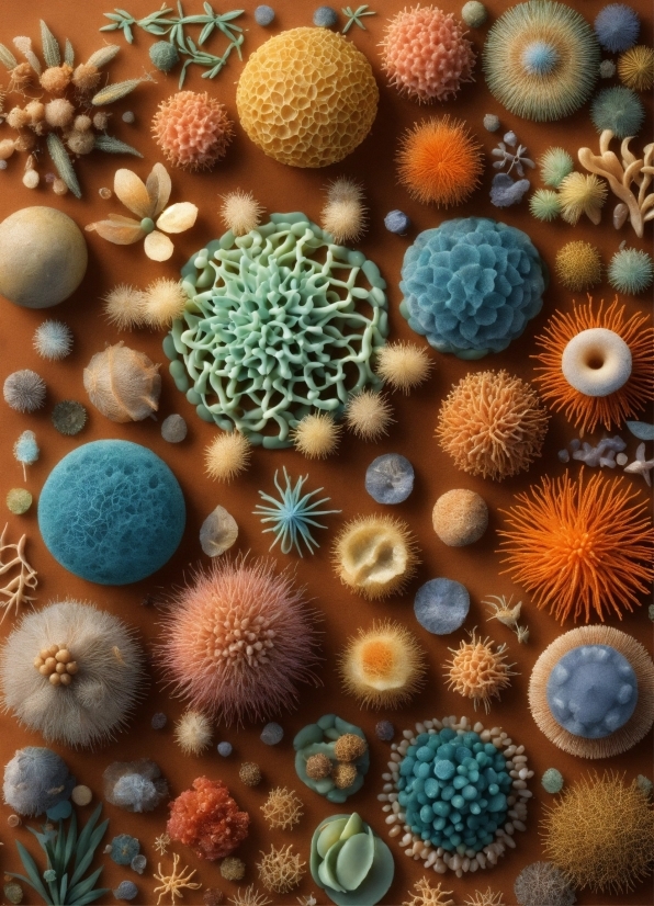 Green, Organism, Art, Aqua, Reef, Pattern