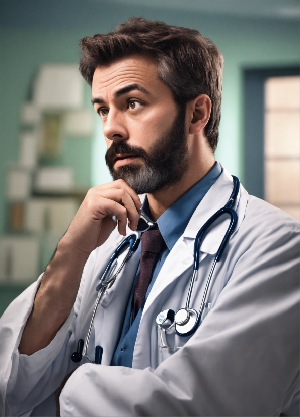 Hair, Head, Chin, Shoulder, Dress Shirt, Beard