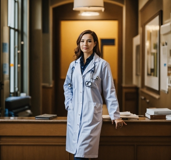 White Coat, Sleeve, Building, Health Care, Dress Shirt, Health Care Provider