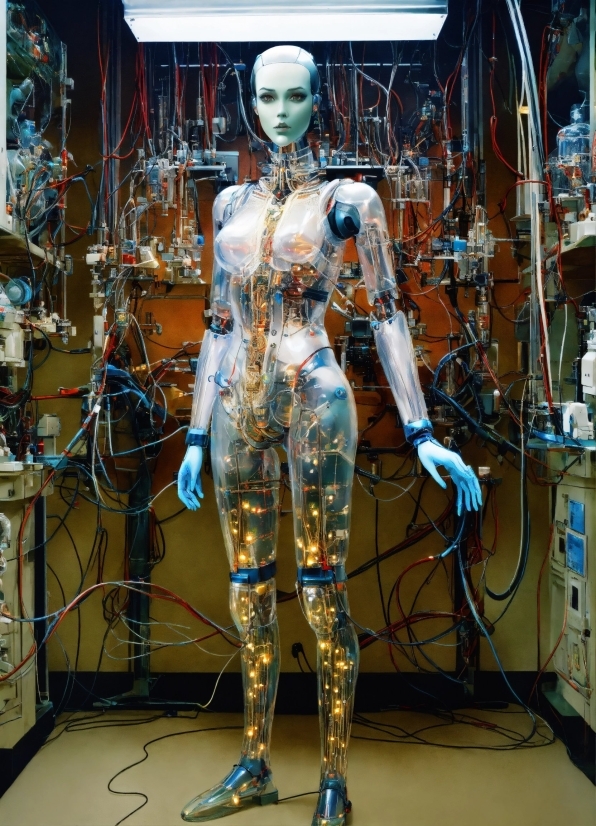 Blue, Fashion Design, Art, Skeleton, Technology, Retail