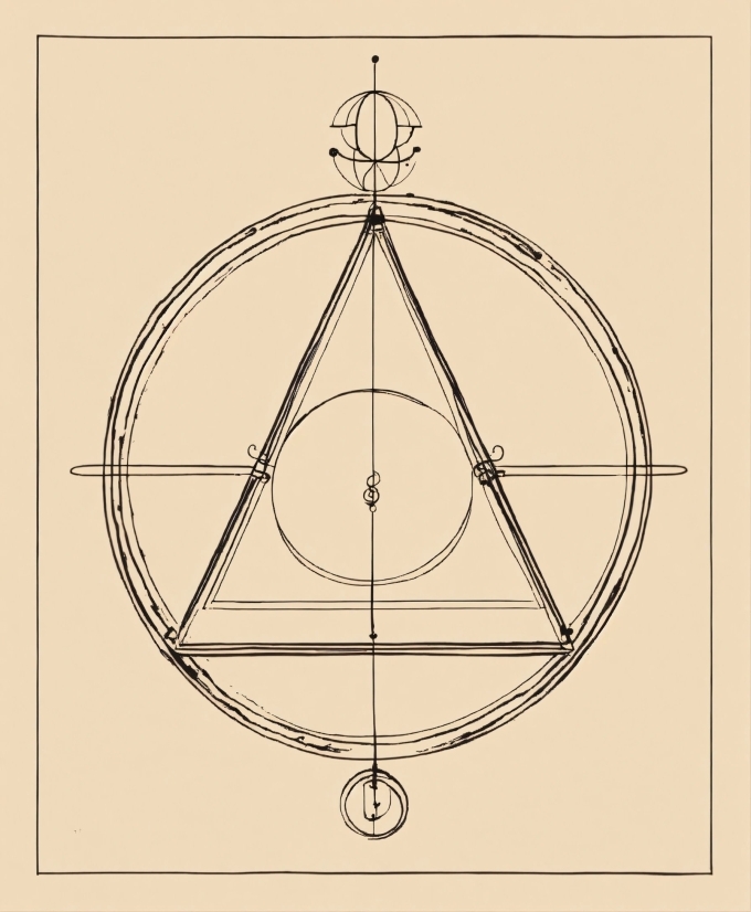 Triangle, Circle, Symmetry, Parallel, Pattern, Font