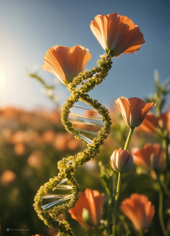 Flower, Sky, Plant, Leaf, Petal, Natural Landscape