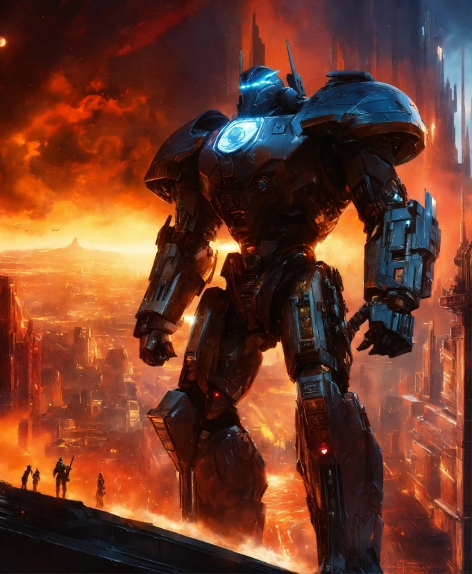 Cg Artwork, Art, Action Film, Mecha, Machine, Fictional Character