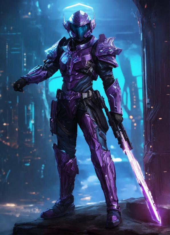 Purple, Cg Artwork, Art, Electric Blue, Action Film, Magenta