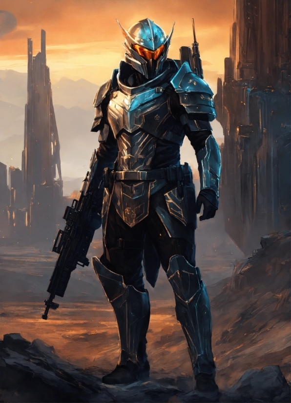 Sky, Cg Artwork, Breastplate, Armour, Action Film, Machine