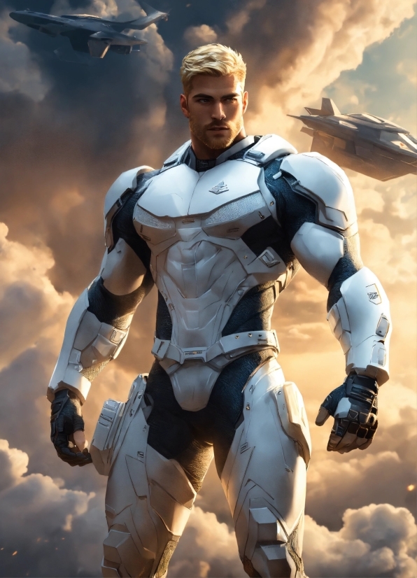 Cartoon, Cloud, Gesture, Armour, Cg Artwork, Fictional Character