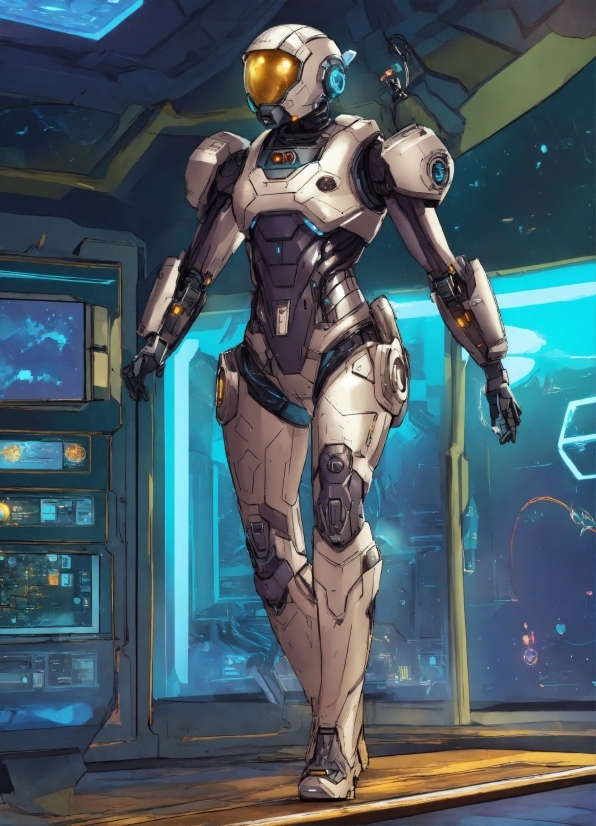 Machine, Space, Cg Artwork, Mecha, Art, Fictional Character