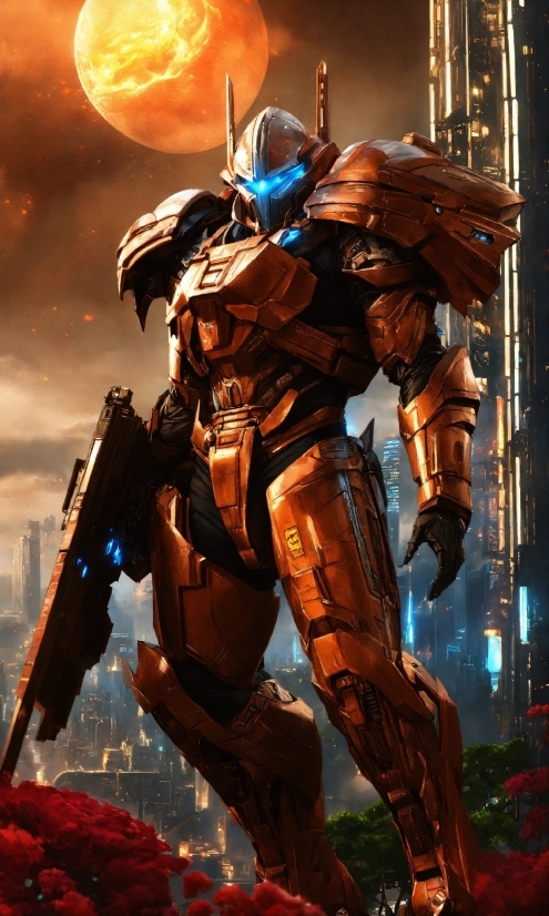 Light, Cartoon, Mecha, Cg Artwork, Art, Action Film