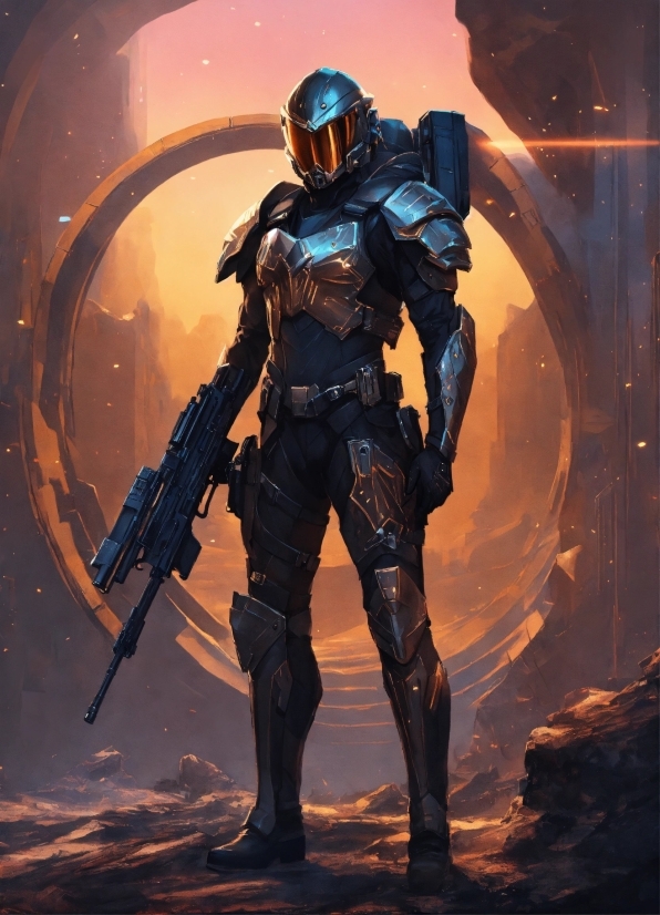 Cg Artwork, Action Film, Breastplate, Fictional Character, Art, Machine