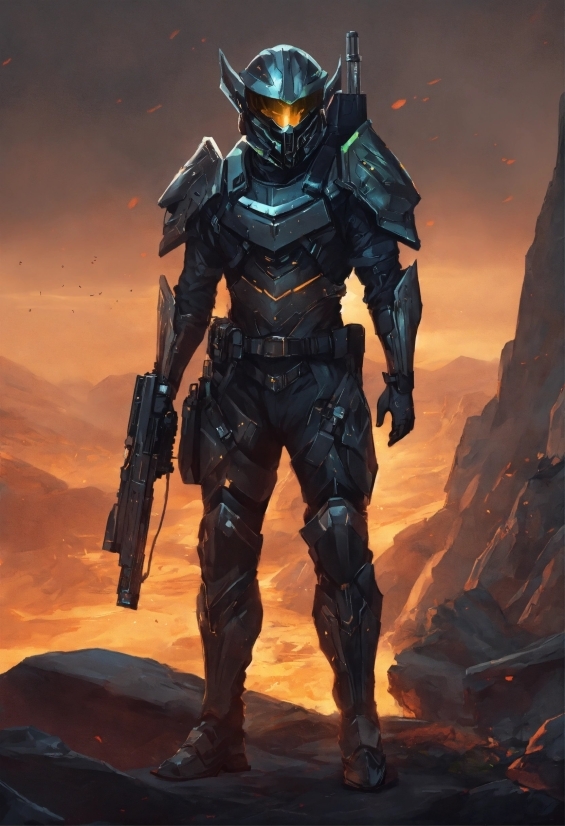 Armour, Machine, Cg Artwork, Art, Space, Fictional Character