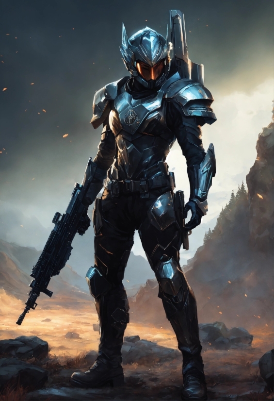 Cg Artwork, Armour, Action Film, Machine, Breastplate, Sky