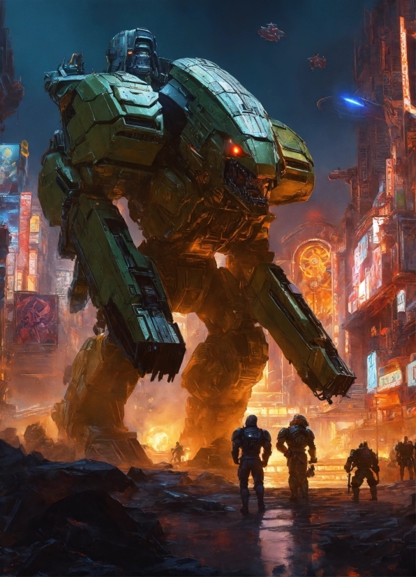 World, Shooter Game, Mecha, Cg Artwork, Event, Art