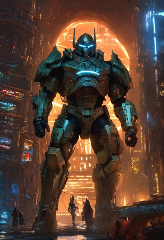 Mecha, Cg Artwork, Art, Machine, Space, Technology