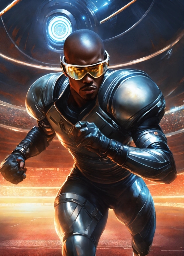 Helmet, Sports Gear, Bodybuilder, Personal Protective Equipment, Sports Equipment, Fictional Character