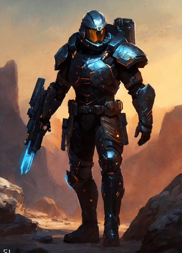 Cg Artwork, Machine, Armour, Breastplate, Action Film, Sky