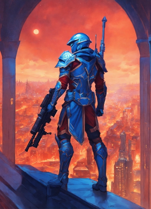 World, Cg Artwork, Art, Electric Blue, Fictional Character, Armour