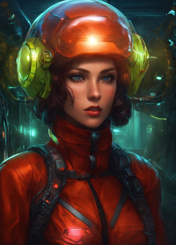 Cartoon, Art, Cg Artwork, Space, Poster, Helmet