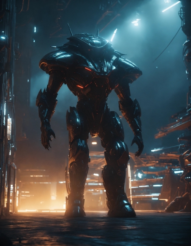 Mecha, Entertainment, Cg Artwork, Space, Machine, Action Film