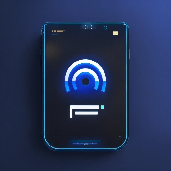 Communication Device, Gesture, Portable Communications Device, Gadget, Font, Electric Blue