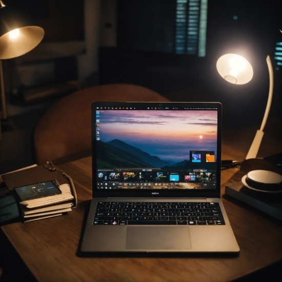 Computer, Table, Personal Computer, Laptop, Netbook, Furniture