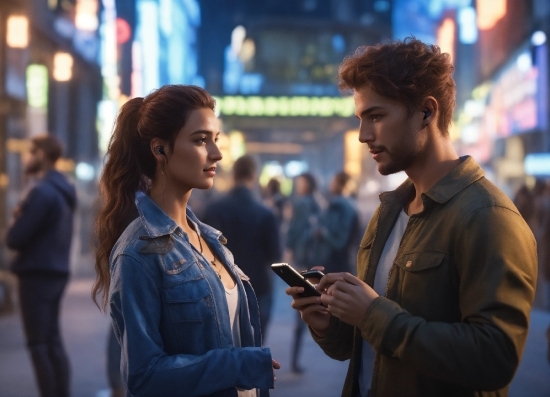 Fashion, Lighting, Gesture, City, Crowd, Jacket