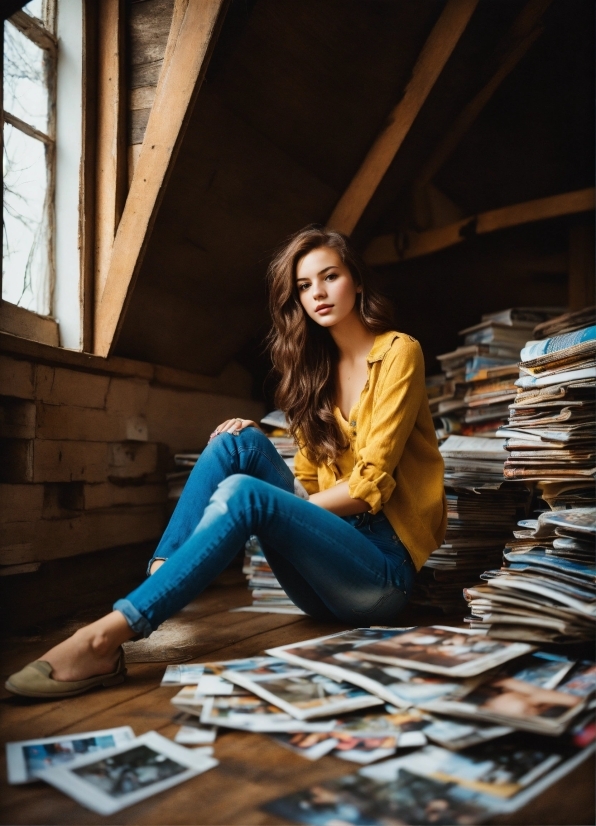 Jeans, Flash Photography, Wood, Textile, Thigh, Waist