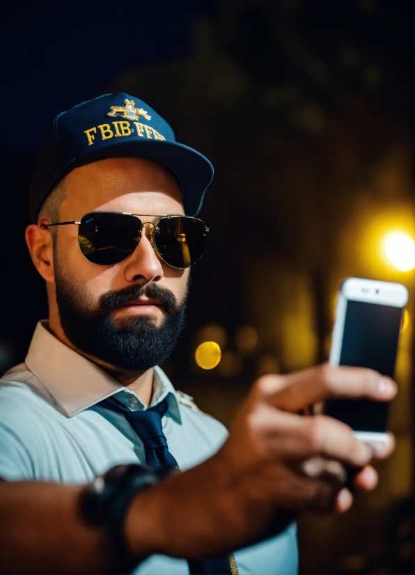 Goggles, Vision Care, Cap, Sunglasses, Beard, Tie