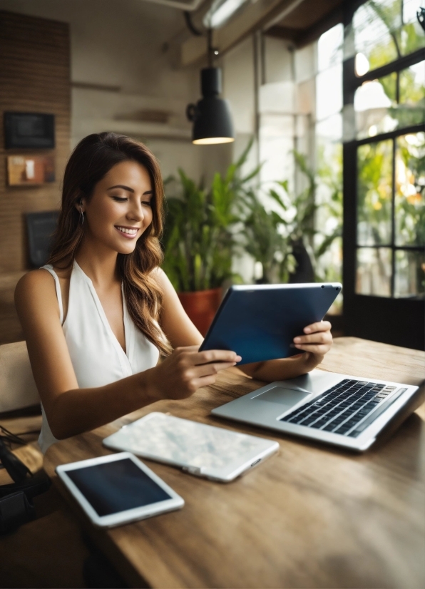 Computer, Personal Computer, Plant, Laptop, Netbook, Furniture