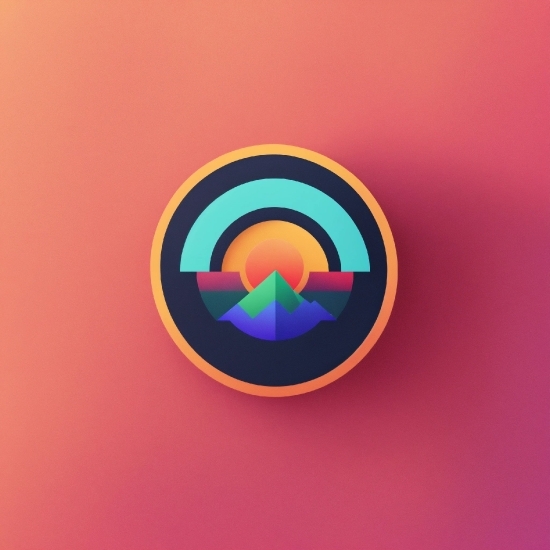 Rainbow, Font, Symbol, Art, Circle, Emblem