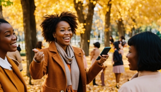 Smile, Hand, Happy, Orange, Yellow, Tree