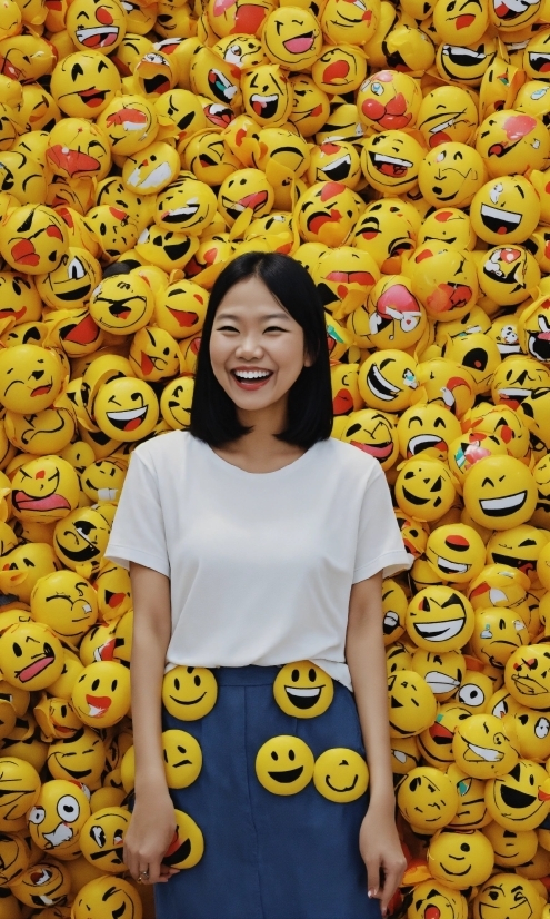 Smile, Plant, Photograph, Facial Expression, Dress, Textile