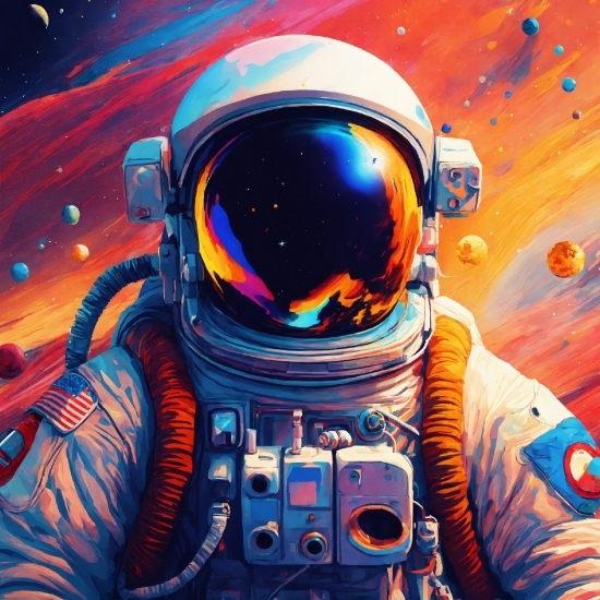 Light, Paint, Art, Astronaut, Automotive Design, Electric Blue