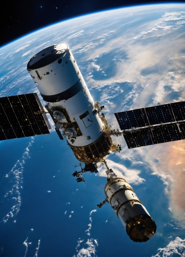 Satellite, Light, Space Station, Engineering, Telecommunications Engineering, Spacecraft