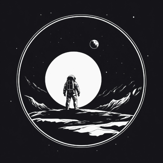 Sleeve, Art, Font, Astronomical Object, Circle, Darkness