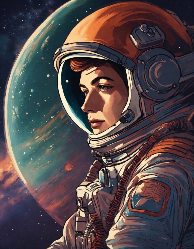 Cartoon, Art, Cg Artwork, Space, Astronomical Object, Fictional Character