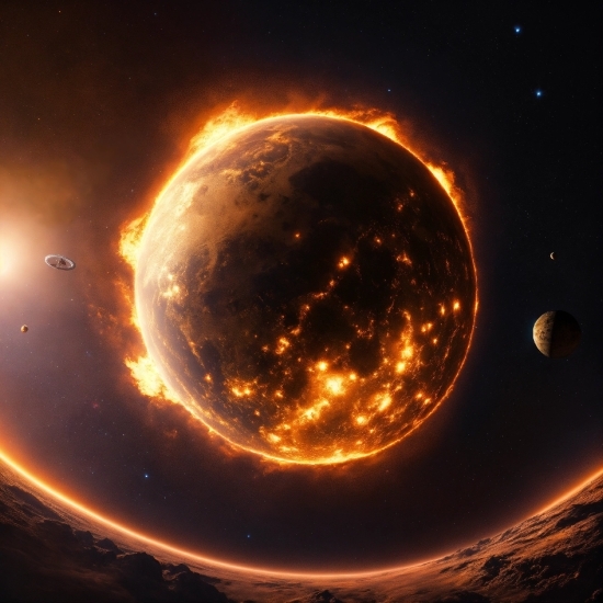 Atmosphere, Light, Amber, Corona, Heat, Astronomical Object