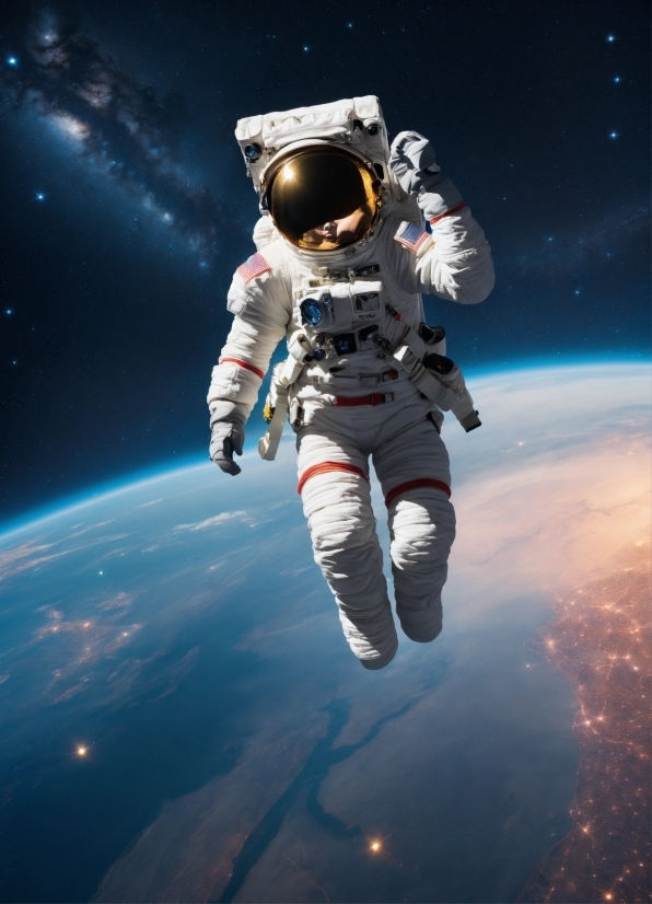 Astronaut, World, Satellite, Sky, Space Station, Spacecraft