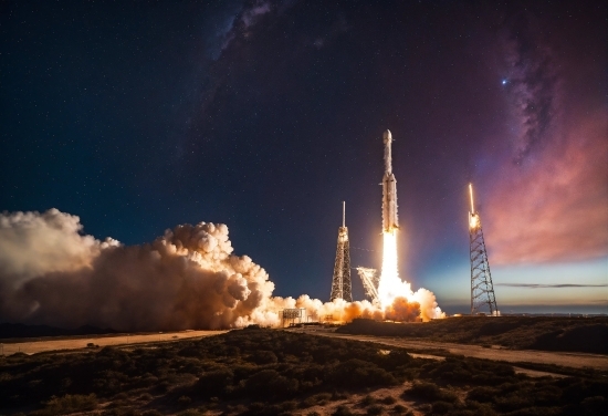 Sky, Vehicle, Cloud, Spaceplane, Rocket, Atmospheric Phenomenon