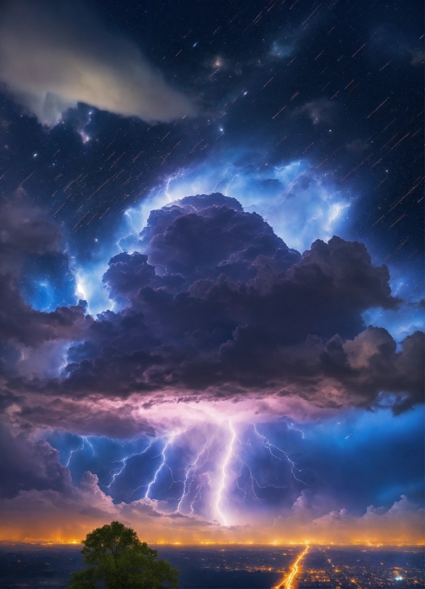 Cloud, Sky, Lightning, Atmosphere, Daytime, Thunder