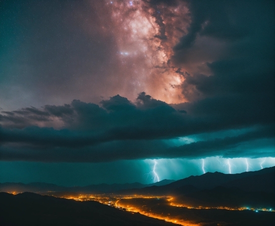 Cloud, Sky, Atmosphere, Ecoregion, Light, Thunderstorm