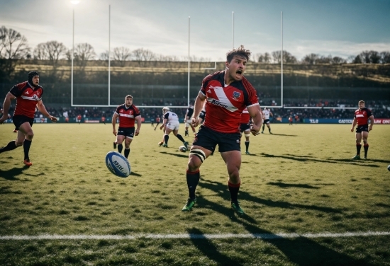 Shorts, Sports Uniform, Sports Equipment, Sky, Rugby Short, Ball