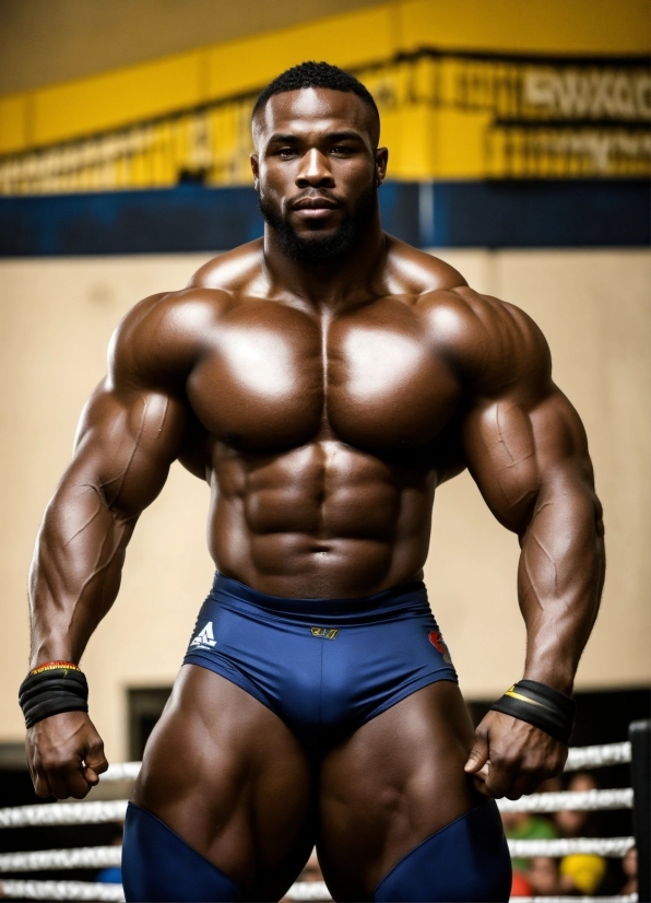 Chin, Bodybuilder, Shoulder, Arm, Muscle, Bodybuilding