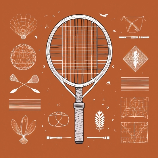 Product, Orange, Tableware, Font, Line, Racket