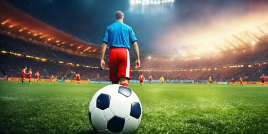 Sports Equipment, Atmosphere, Soccer, Football, Light, World