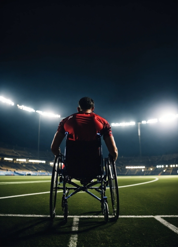 Wheelchair, Sky, Chair, Wheelchair Sports, Player, Shorts