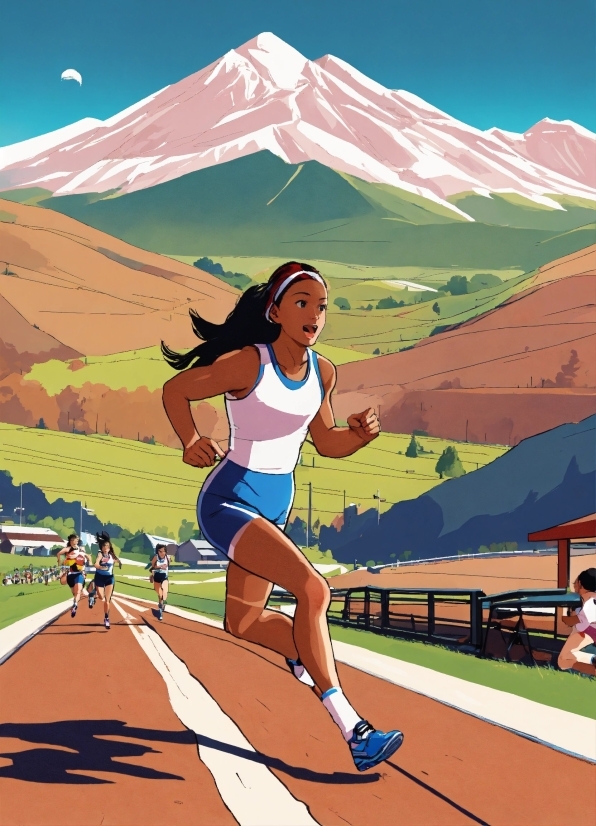 Shorts, Vertebrate, Sky, Mountain, Mammal, Track And Field Athletics