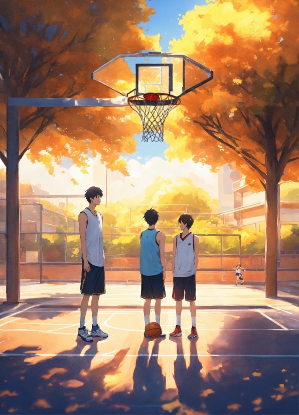 Shorts, Basketball, World, Light, Nature, Tree